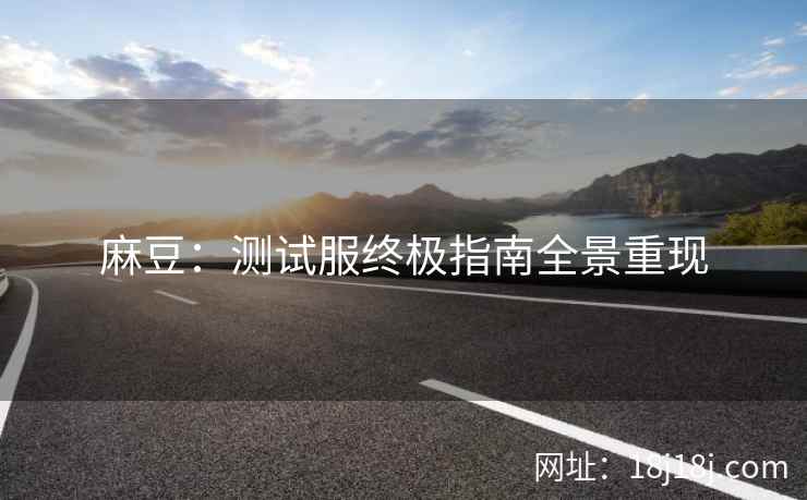 麻豆：测试服终极指南全景重现