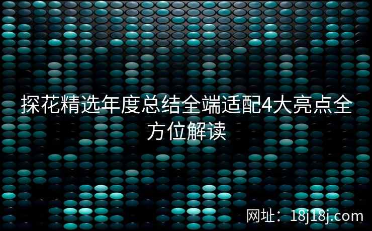 探花精选年度总结全端适配4大亮点全方位解读